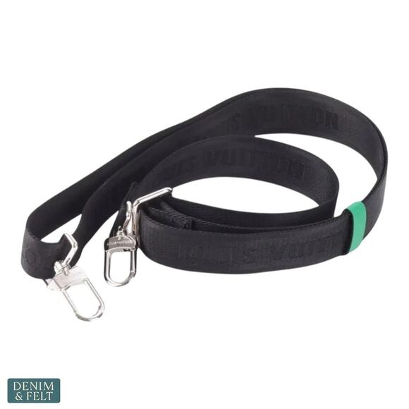 Louis Vuitton Black Green Nylon Alpha Messenger Shoulder Strap Adjustable LV - Picture 4 of 16